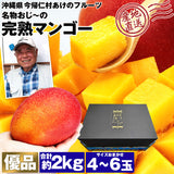 【直送品】沖縄完熟マンゴー優品2kg