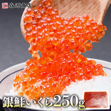 【市場品】【冷凍】銀鮭いくら醤油漬 250g