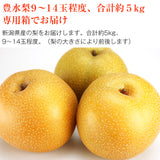 【直送品】豊水梨5kg糖鮮確実
