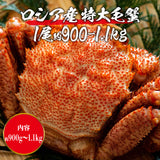 【市場品】【冷凍】【毛がに】ロシア産 毛ガニ 特大1尾 900～1100g